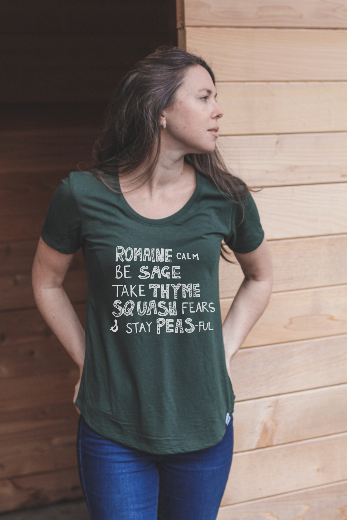 VEGGIE WISDOM - Women's Bamboo Tee-1