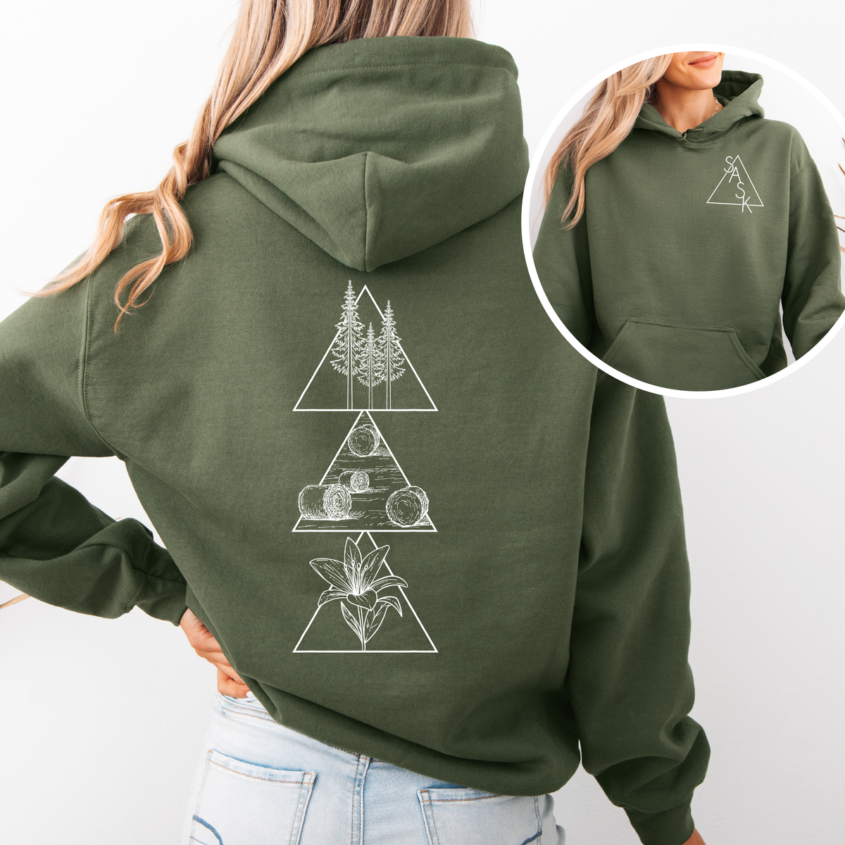 Geometric Saskatchewan Hoodie | Sask Apparel-1