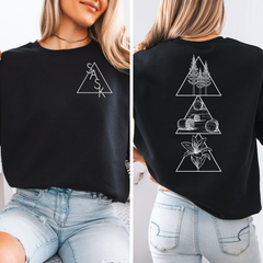 Geometric Saskatchewan Unisex Crewneck | Prairie Apparel | Sask Clothing-1