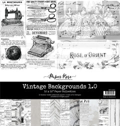 Vintage Backgrounds 1.0 12x12 Paper Collection 32361-1