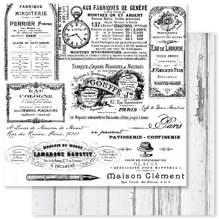 Fonds d'écran vintage 1.0 Collection de papiers 6x6 32382-7
