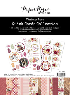 Vintage Rose Quick Cards Kit 33144-1