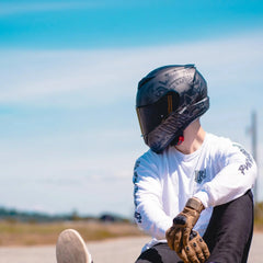 Voss 580 Conquest Apocalypse Modular Matte Motorcycle Helmet-6