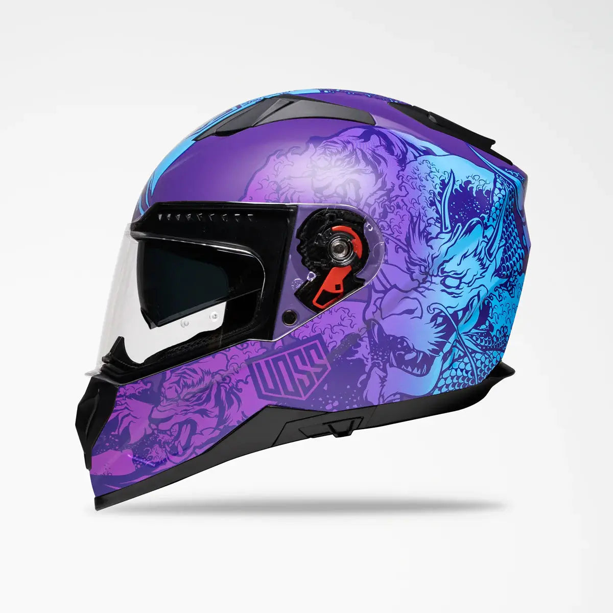 Voss 989 Moto-V Rei Full Face Matte Motorcycle Helmet-1