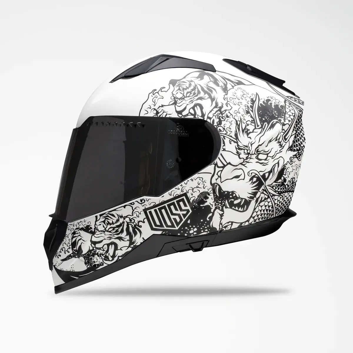 Voss 989 Moto-V Rei Full Face Matte Motorcycle Helmet-12