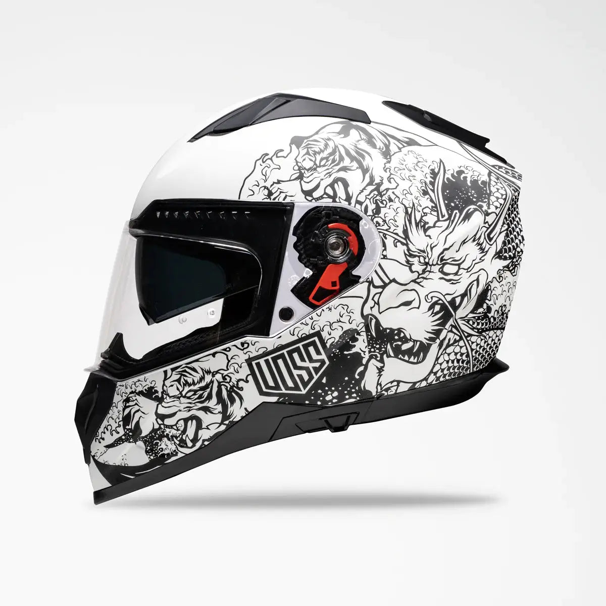 Voss 989 Moto-V Rei Full Face Matte Motorcycle Helmet-14