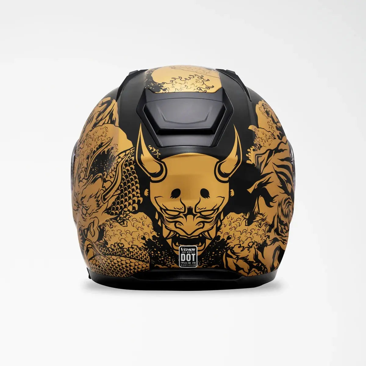 Voss 989 Moto-V Rei Full Face Matte Motorcycle Helmet-7
