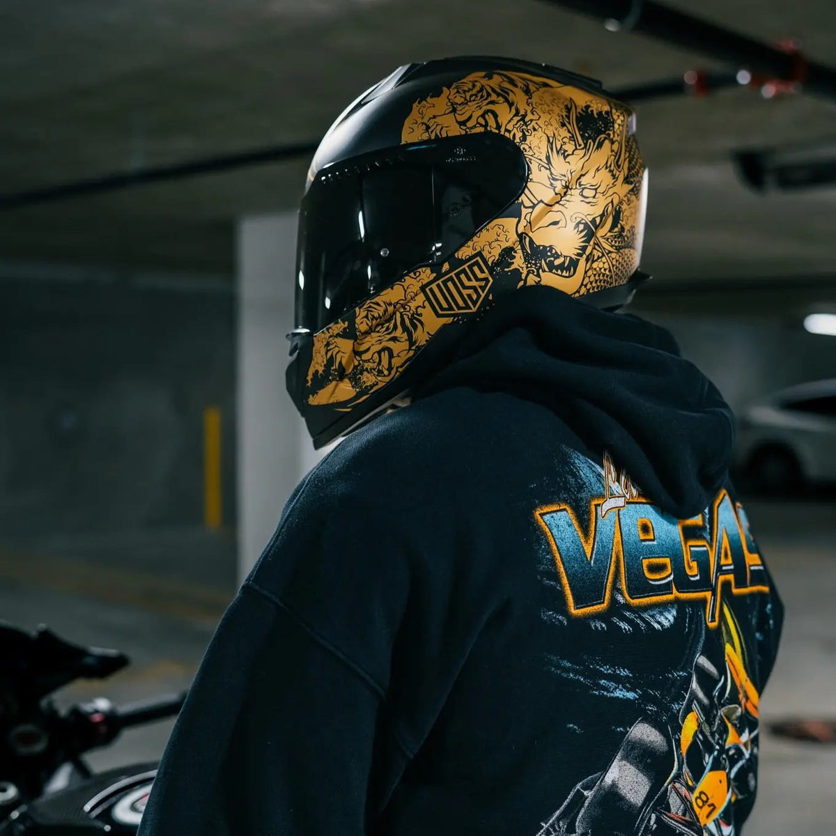 Voss 989 Moto-V Rei Full Face Matte Motorcycle Helmet-9