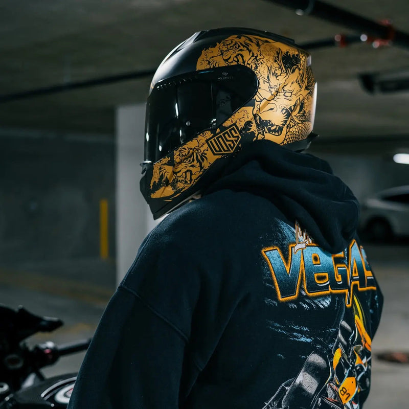 Voss 989 Moto-V Rei Full Face Matte Motorcycle Helmet-9