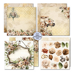 3Quarter Designs Wedded Bliss 6x6 Paper Pack-4