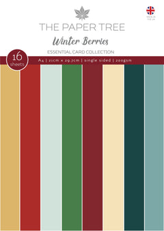 The Paper Tree Winter Berries A4 Essential Colour Card-1