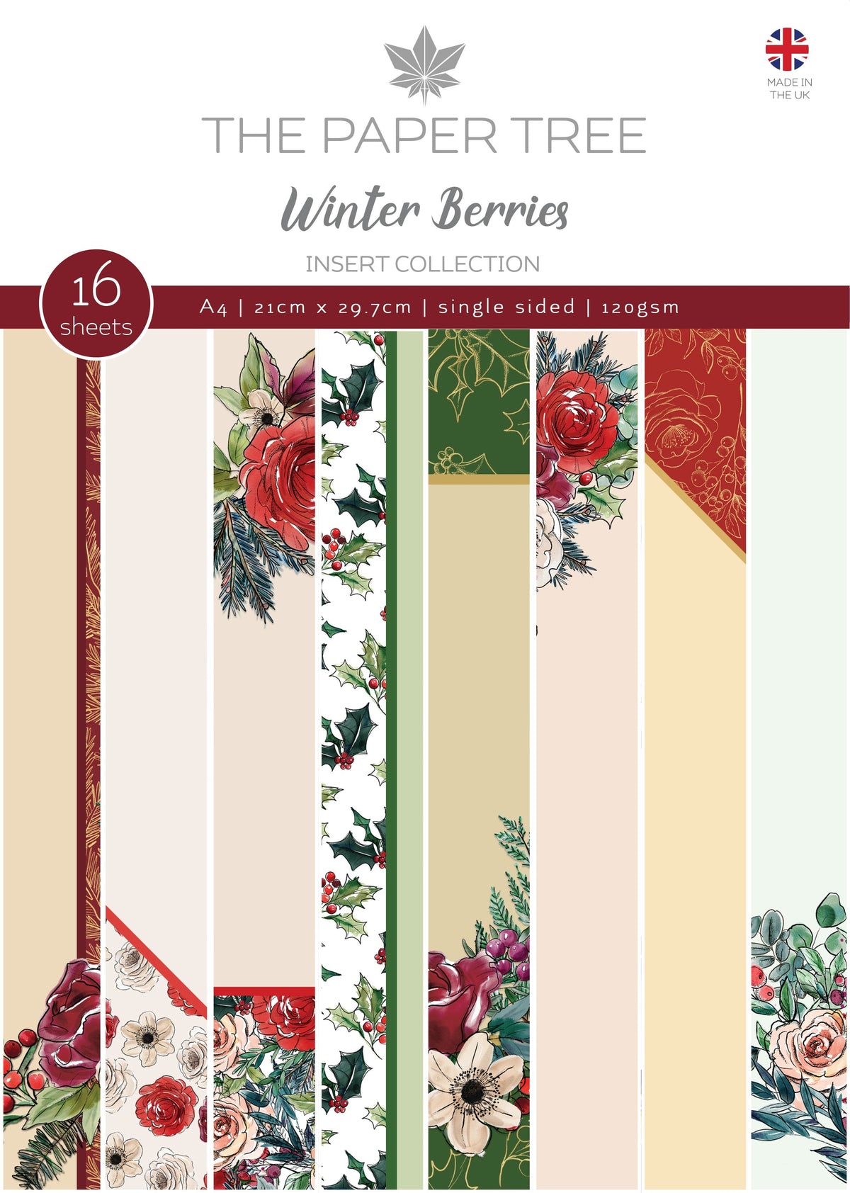 The Paper Tree Winter Berries A4 Insert Collection-1
