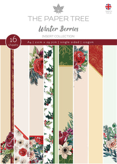 The Paper Tree Winter Berries A4 Insert Collection-1