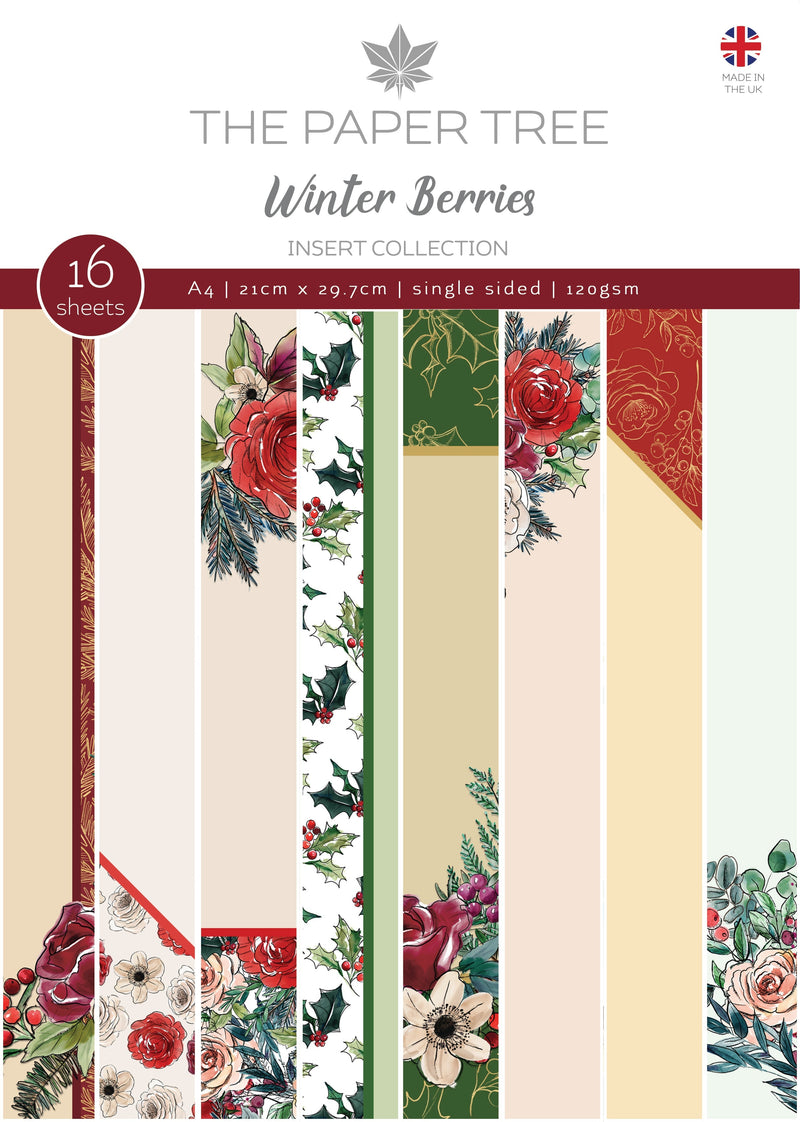 The Paper Tree Winter Berries A4 Insert Collection-1