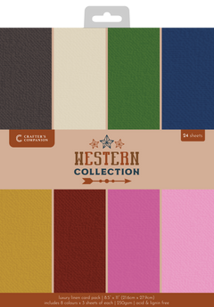 Western Collection Luxury Linen Card - 8.5”x11”-1