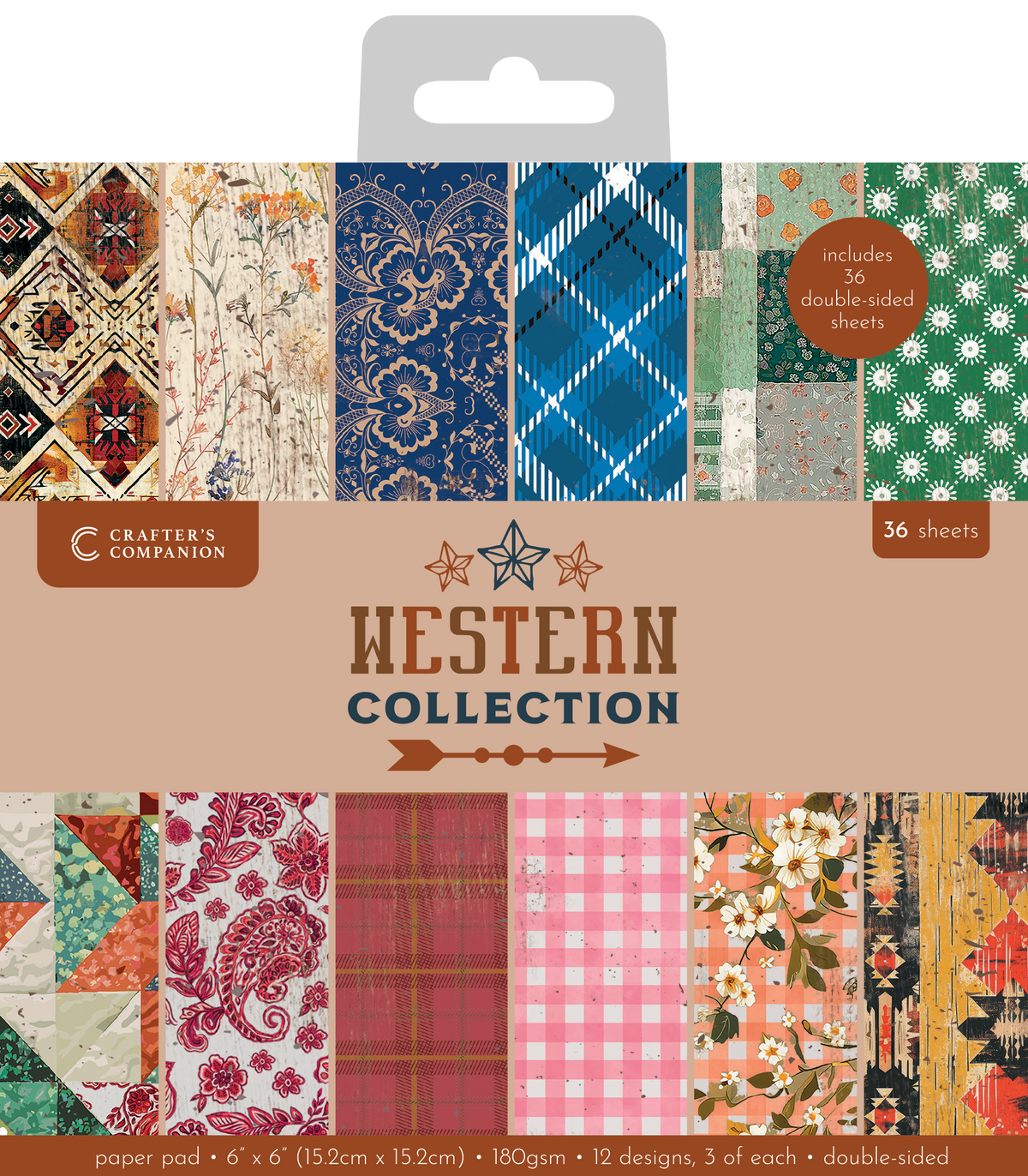 Western Collection 6”x6” Paper Pad -1