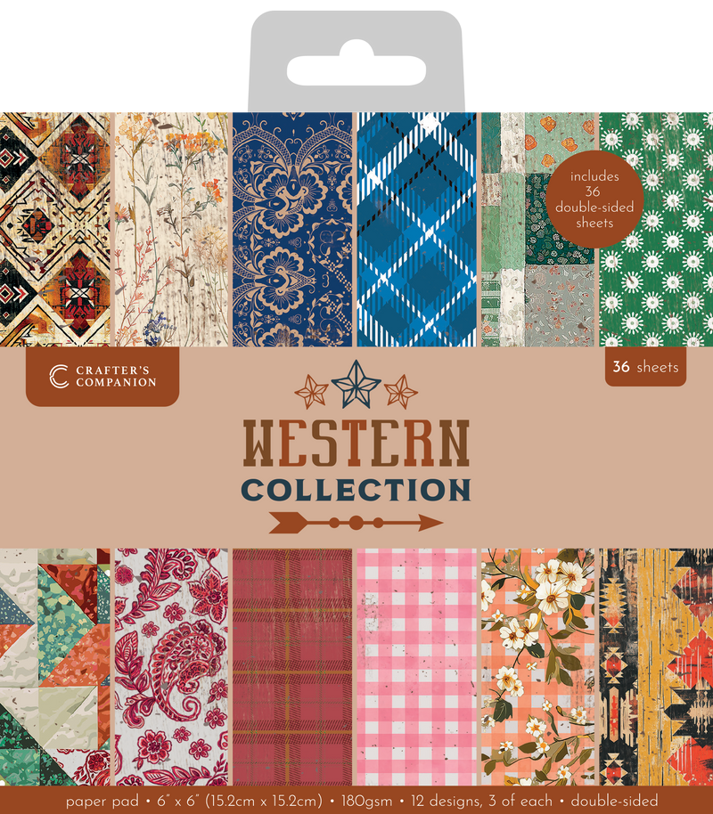 Western Collection 6”x6” Paper Pad -1