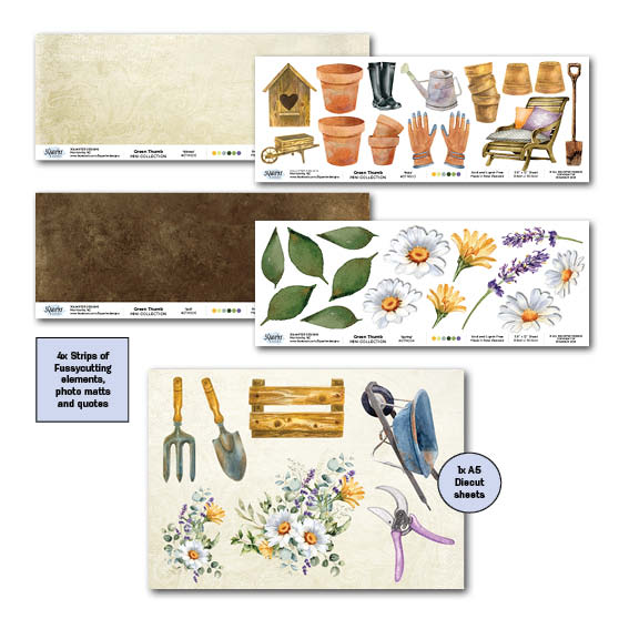 Collection Mini Scrapbook Green Thumb 12x12 de 3Quarter Designs-4