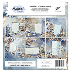 3Quarter Designs Snowflake Season 12x12 Design Paper & Diecuts Set-2