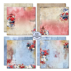 Colección de álbumes de recortes Love You 12x12 de 3Quarter Designs-4