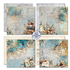 3Quarter Designs Adventures Return 12x12 Design Paper & Diecuts Set-4
