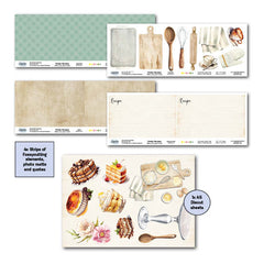 Mini colección de álbumes de recortes 12x12 Family Recipe de 3Quarter Designs-4