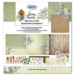Collection Mini Scrapbook Green Thumb 12x12 de 3Quarter Designs-1