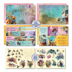 3Quarter Designs Bee Happy 6x4 Card Pack-5