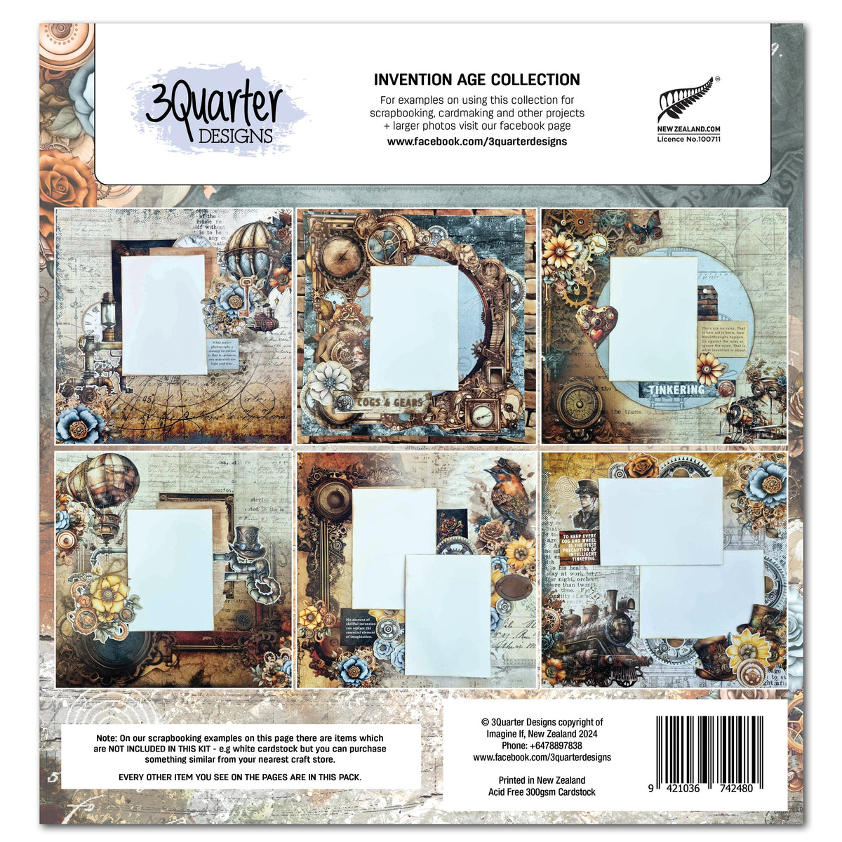 3Quarter Designs Celestial Skies 12x12 Scrapbook Collection-2