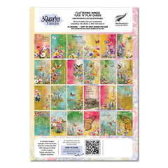 3Quarter Designs Fluttering Wings - Cartes à glisser et jouer-2