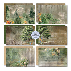 Paquete de tarjetas 6x4 Idyllic Woods de 3Quarter Designs-3