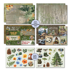 Paquete de tarjetas 6x4 Idyllic Woods de 3Quarter Designs-5