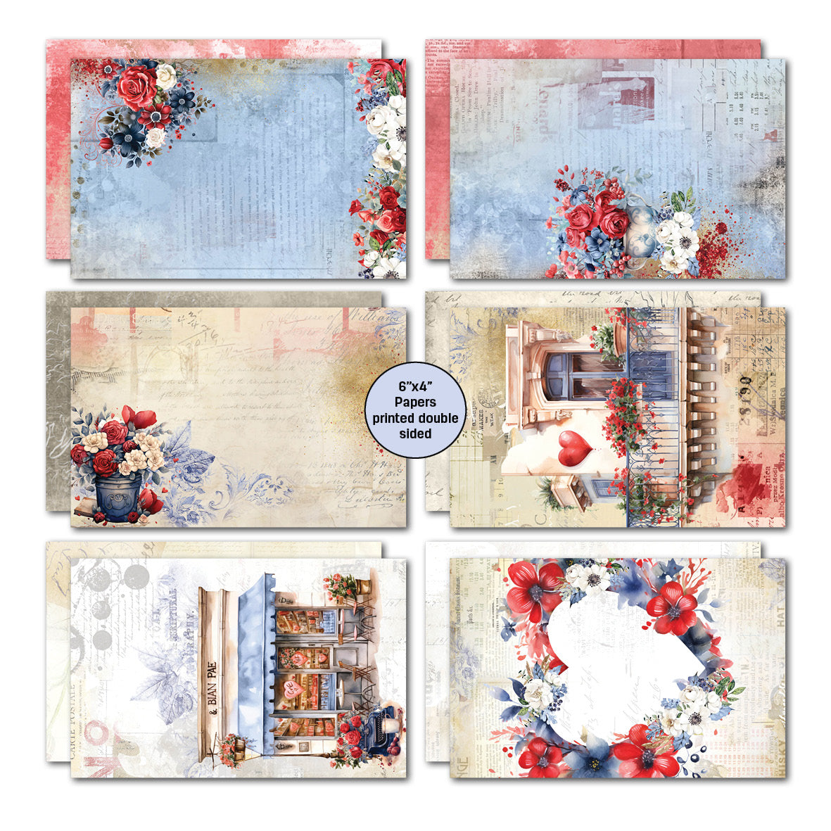 3Quarter Designs Love You 6x4 Card Pack-4