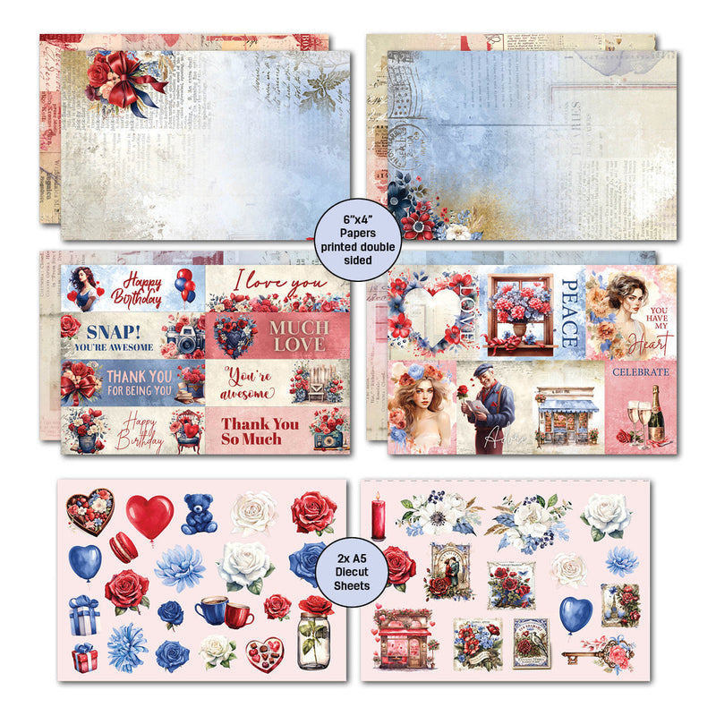 3Quarter Designs Love You 6x4 Card Pack-5
