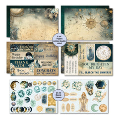 Paquete de tarjetas 6x4 Celestial Skies de 3Quarter Designs-5