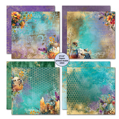 3Quarter Designs Bee Happy 12x12 Scrapbook Collection-3