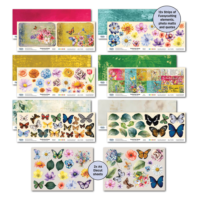 3Quarter Designs Papier Design et Découpes Ailes Flottantes 30x30 cm-6