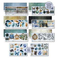 Set de papier et de découpes Grunged Baroque 12x12 3Quarter Designs-6