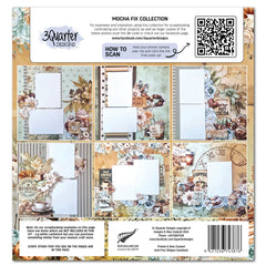 3Quarter Designs Mocha Fix 12x12 Design Paper & Diecuts Set-2
