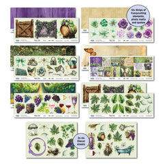 3Quarter Designs Magical Vines 12x12 Design Paper & Diecuts Set-6