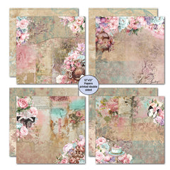 3Quarter Designs Positivi-Tea 12x12 Design Paper & Diecuts Set-4