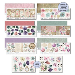3Quarter Designs Positivi-Tea 12x12 Design Paper & Diecuts Set-6