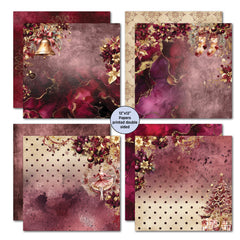 3Quarter Designs Couronne de fée dragée 12x12 - Papier de création et découpes-3