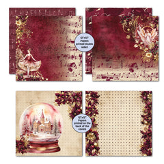 3Quarter Designs Couronne de fée dragée 12x12 - Papier de création et découpes-5