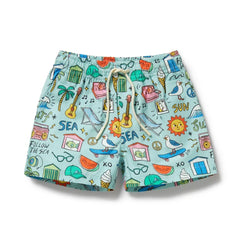 Sun Surf & Sea Swim Board Short | Wilson + Frenchy-1