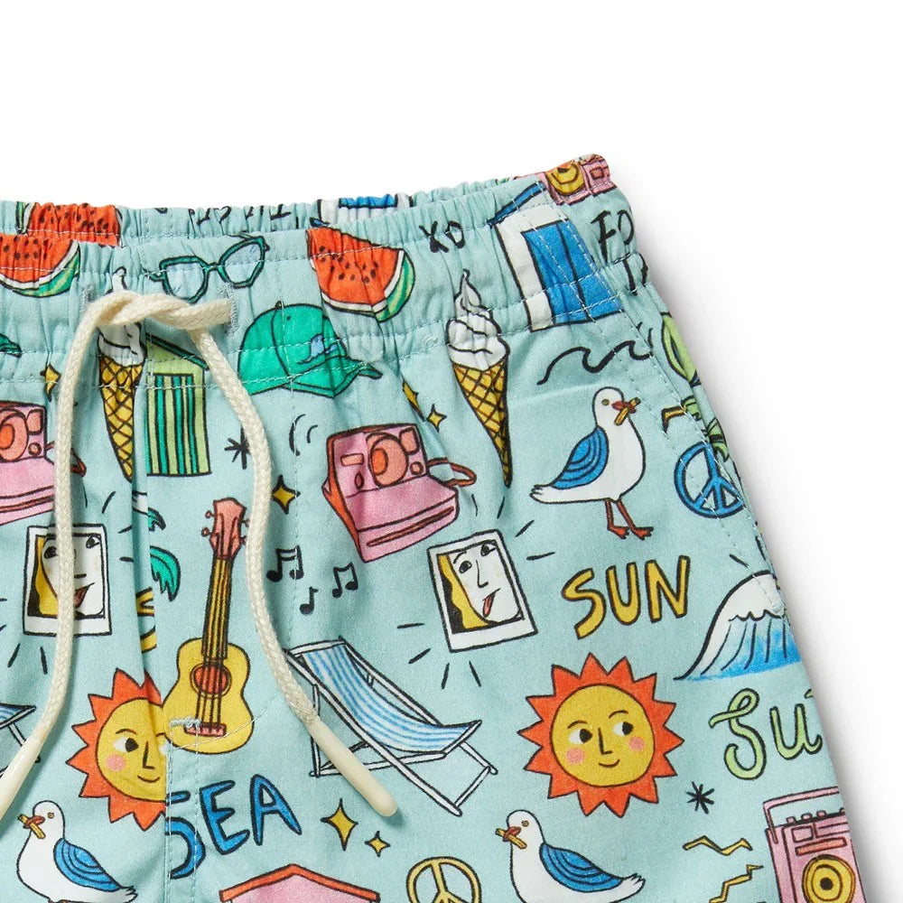 Sun Surf & Sea Swim Board Short | Wilson + Frenchy-2
