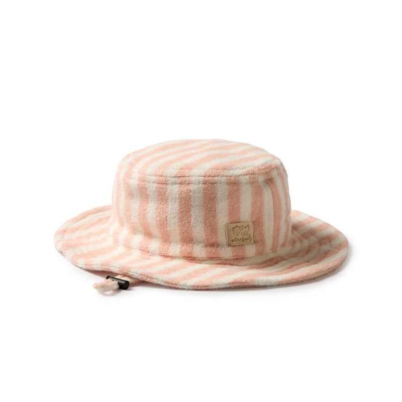 Strawberry Wave Organic Terry Sun Hat | Wilson + Frenchy-1