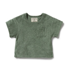 Moss Organic Terry Tee | Wilson + Frenchy-1