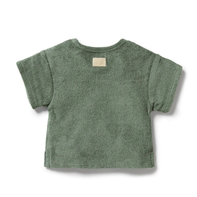 Moss Organic Terry Tee | Wilson + Frenchy-2
