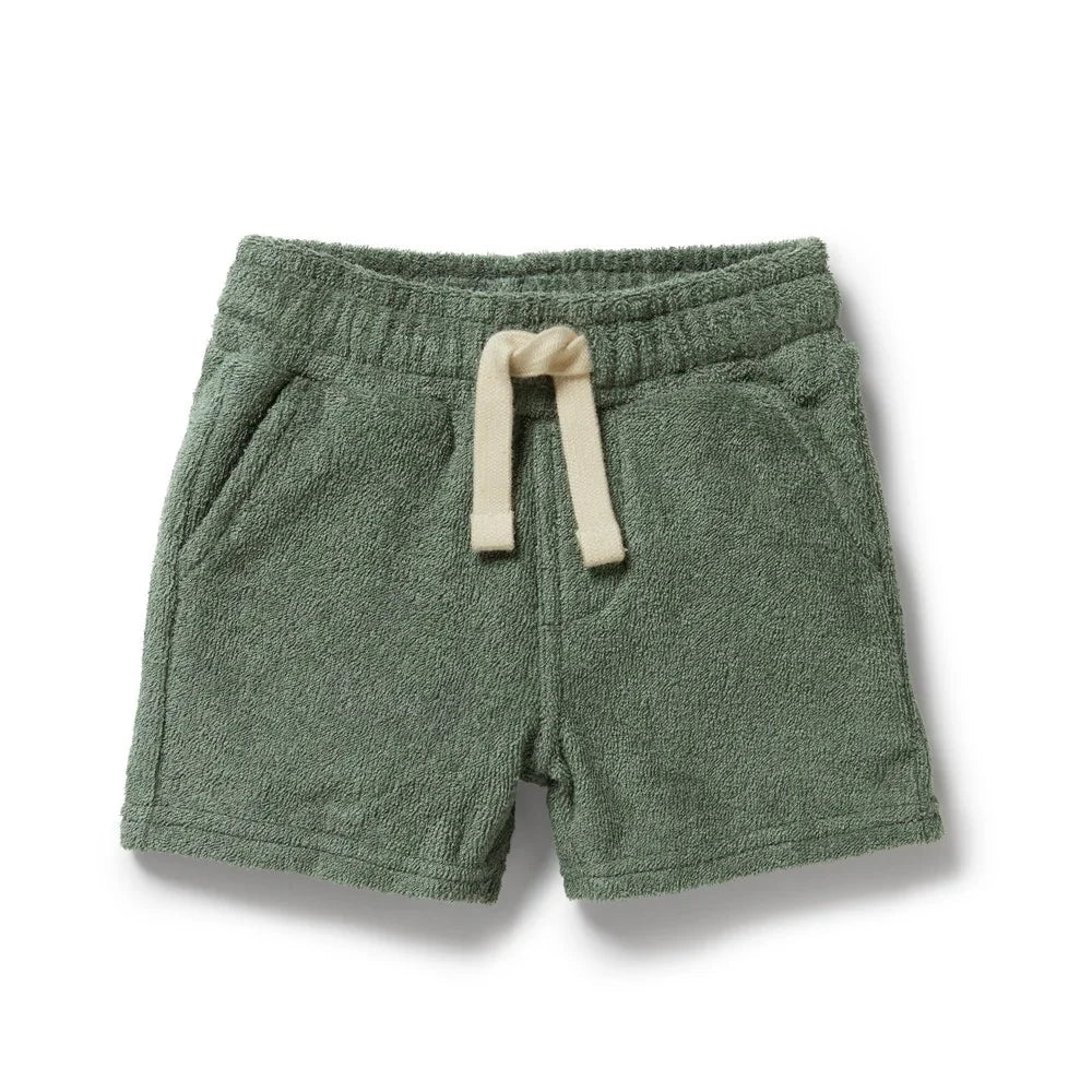 Moss Organic Terry Short | Wilson + Frenchy-1
